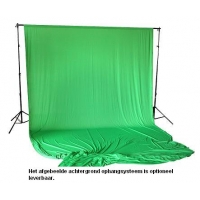 Bresser D-37 Support + 3x4m Doek Chromakey Groen